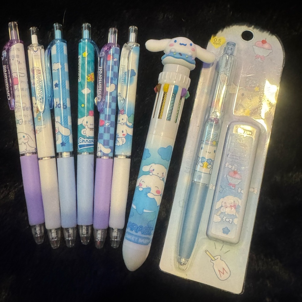 Hello Kitty CINNAMOROLL Sanrio school supplies, stocking stuffers Pens & pencil